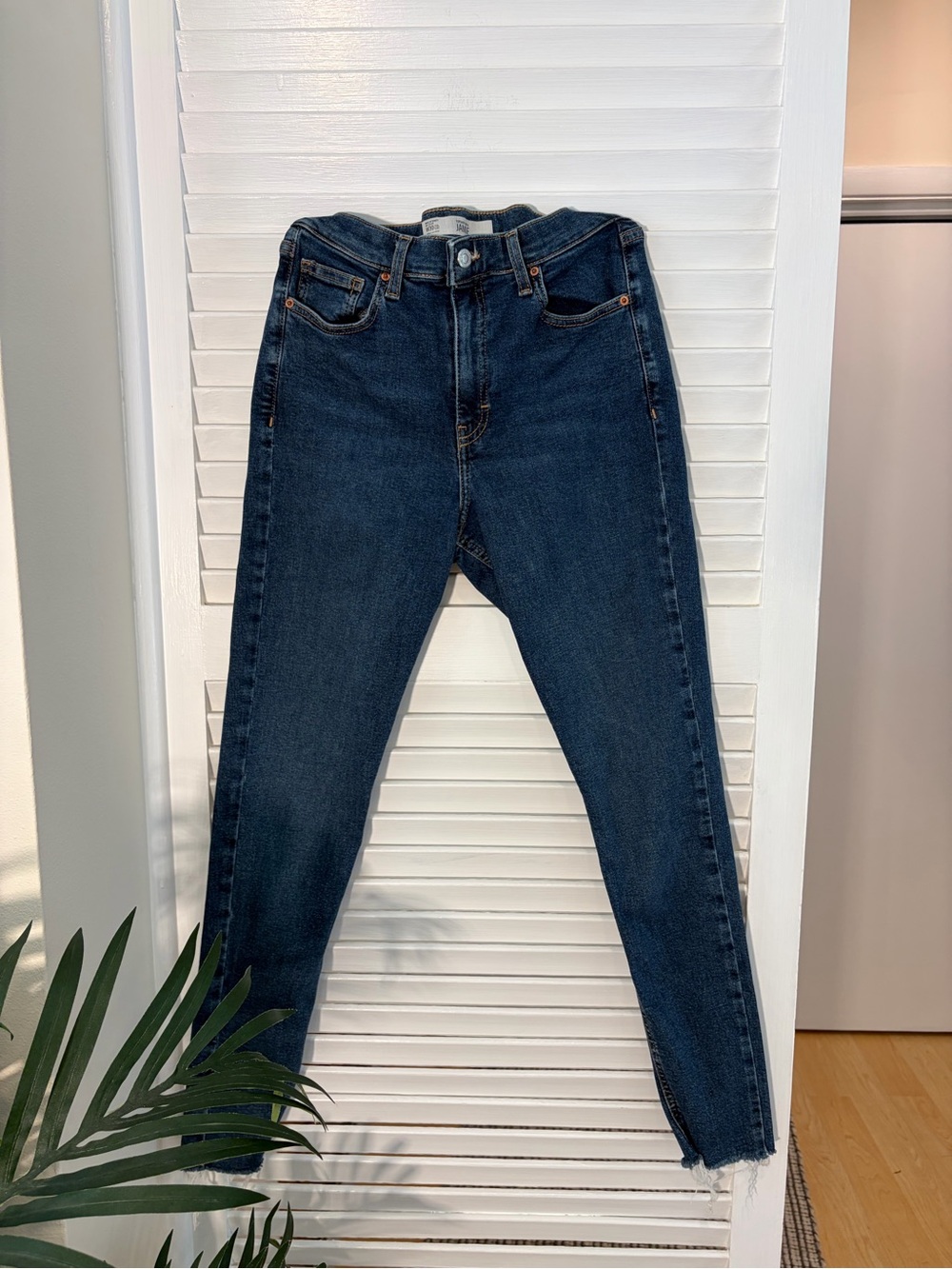 Topshop JAMIE Dark Indigo Skinny Jeans